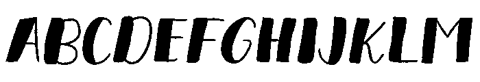 Ricotta Pastry Font UPPERCASE