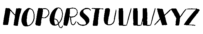 Ricotta Pastry Font UPPERCASE