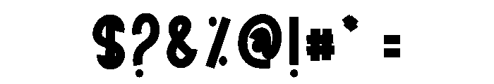 Rider Font OTHER CHARS