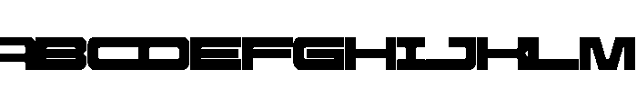Riders Regular Font UPPERCASE