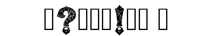 Ridge Regular Font OTHER CHARS