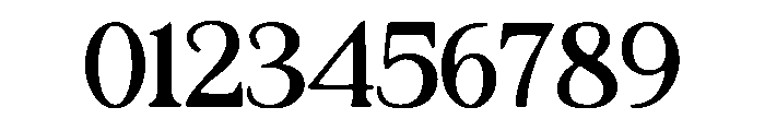 Ridgehead Font OTHER CHARS
