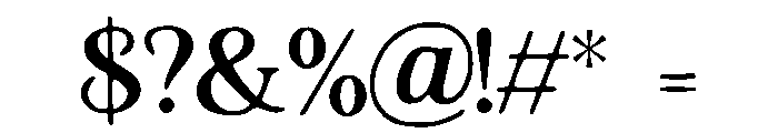 Ridgehead Font OTHER CHARS