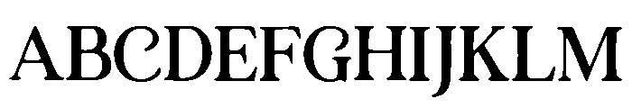 Ridgehead Font UPPERCASE