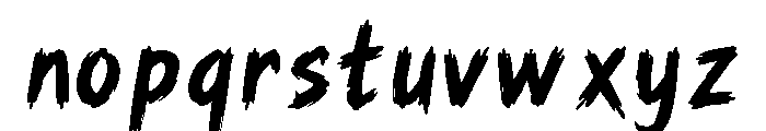 Ridgewell Font LOWERCASE