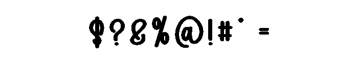 Riding Handling Font OTHER CHARS