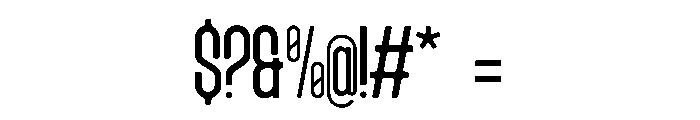 Ridjames Font OTHER CHARS