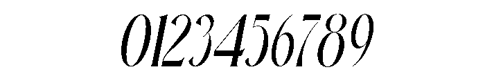 Rielason-Italic Font OTHER CHARS