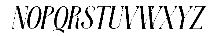 Rielason-Italic Font UPPERCASE