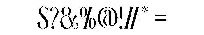 Rielason-Regular Font OTHER CHARS