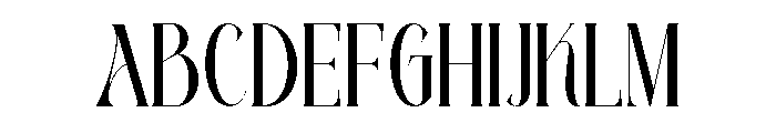Rielason-Regular Font UPPERCASE