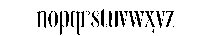 Rielason-Regular Font LOWERCASE