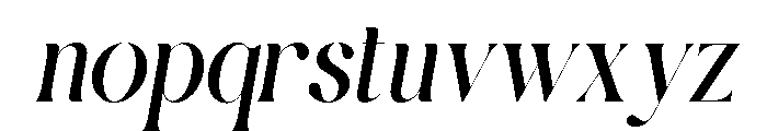 Rietaly Sheila Italic Font LOWERCASE