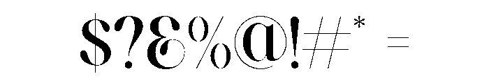 Rietaly Sheila Regular Font OTHER CHARS