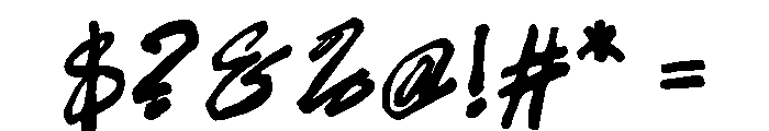 Righman Regular Font OTHER CHARS