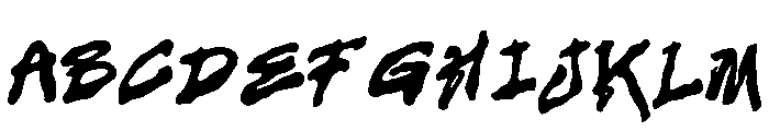 Righman Regular Font UPPERCASE