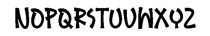 Right Dating Font LOWERCASE