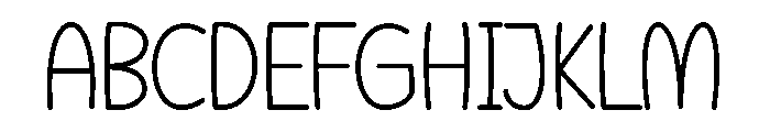 Right Monoline Script Font UPPERCASE