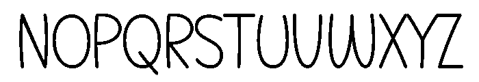 Right Monoline Script Font UPPERCASE