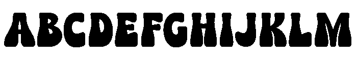 Right Monoline Font UPPERCASE