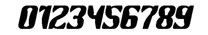 Right On Bold Italic Font OTHER CHARS