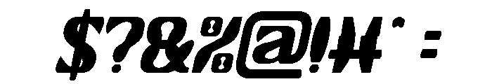 Right On Bold Italic Font OTHER CHARS