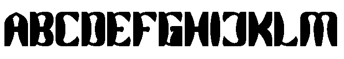 Right On Bold Font UPPERCASE