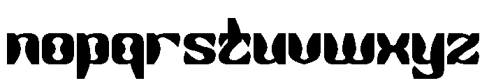 Right On Bold Font LOWERCASE