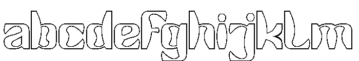 Right On-Hollow FONT