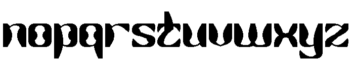 Right On-Light Font LOWERCASE
