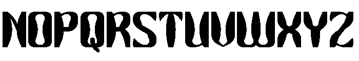 Right On Font UPPERCASE
