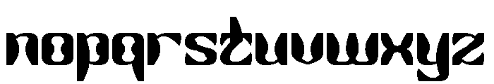 Right On Font LOWERCASE