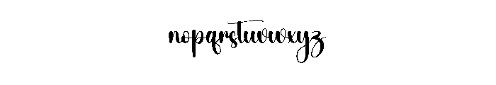 Rightnow Font LOWERCASE