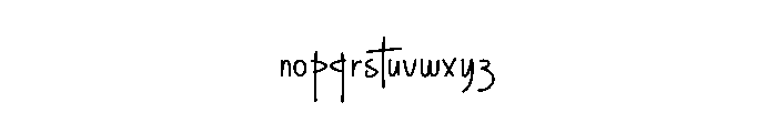 Rights Pillatingdate Font LOWERCASE