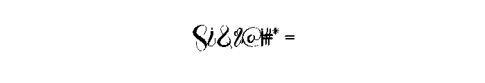 Righty Handy Font OTHER CHARS
