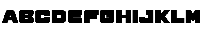 Rigid Bold2 Font UPPERCASE