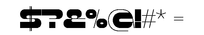 Rigid Core PRO Bold Expanded Font OTHER CHARS