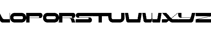Rigid Core PRO Bold UltExp Font UPPERCASE