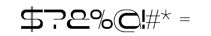 Rigid Core PRO Light Expanded Font OTHER CHARS