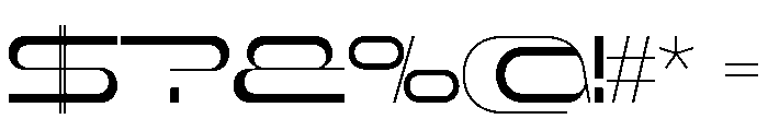 Rigid Core PRO Light UltExp Font OTHER CHARS