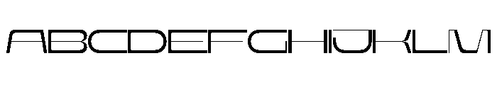 Rigid Core PRO Light UltExp Font UPPERCASE