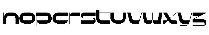 Rigid Core PRO Medium Expanded Font LOWERCASE