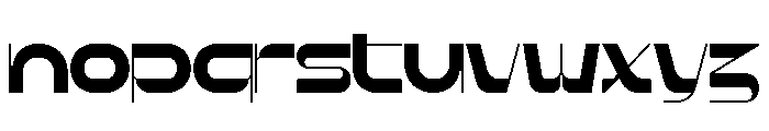 Rigid Core PRO Medium Font LOWERCASE