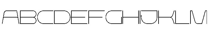 Rigid Core PRO Thin Expanded Font UPPERCASE