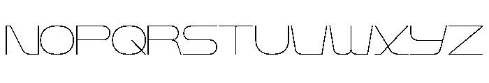 Rigid Core PRO Thin Expanded Font UPPERCASE