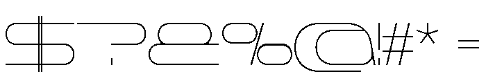 Rigid Core PRO Thin UltExp Font OTHER CHARS