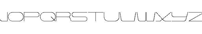 Rigid Core PRO Thin UltExp Font UPPERCASE