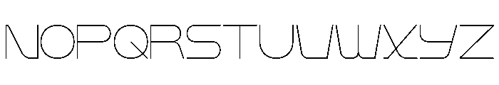 Rigid Core PRO Thin Font UPPERCASE
