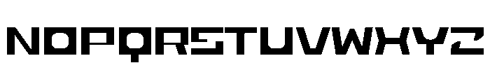 Rigid Smart Font LOWERCASE