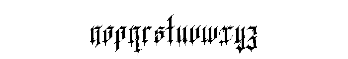 Rigtra Aledzra Font LOWERCASE